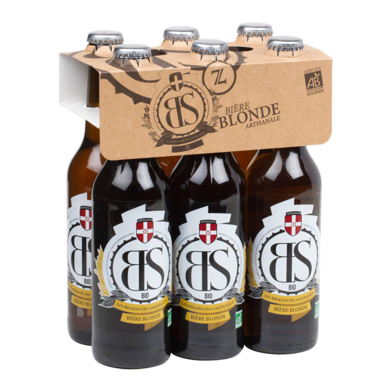 Pack bière BS blonde bio Brasseurs Savoyards 6 x 33 cl