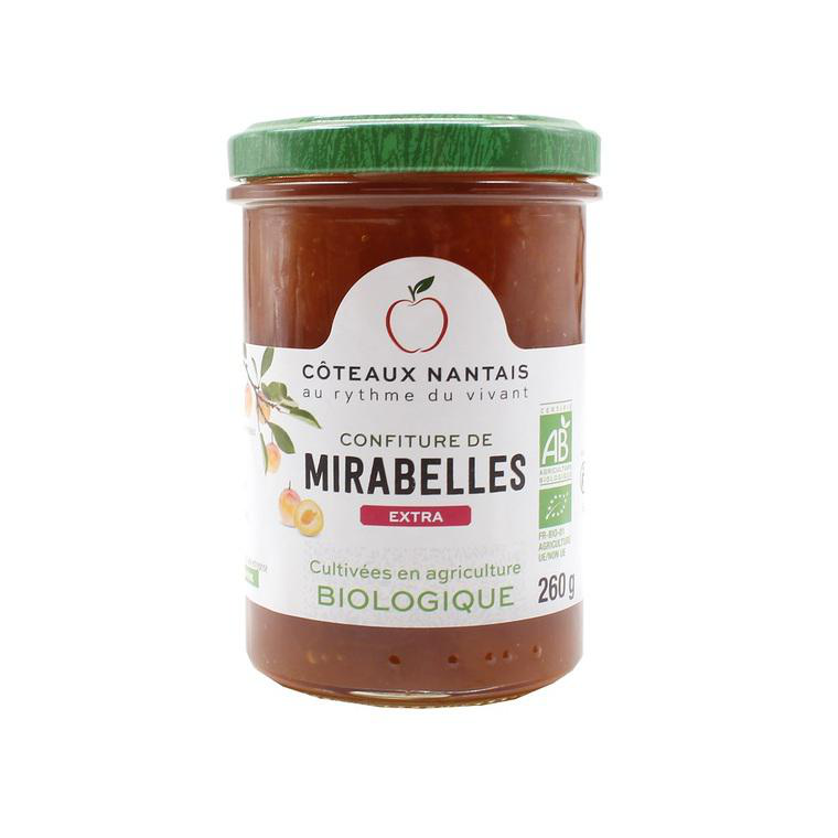 Confiture Bio Mirabelle Extra Bio Cheverny Confitures 260 G