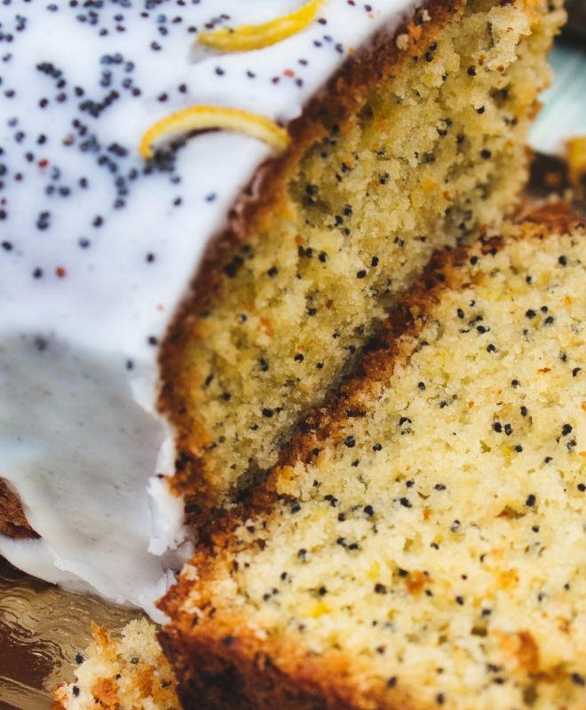Gâteau cake au citron et aux graines de pavot ultra moelleux