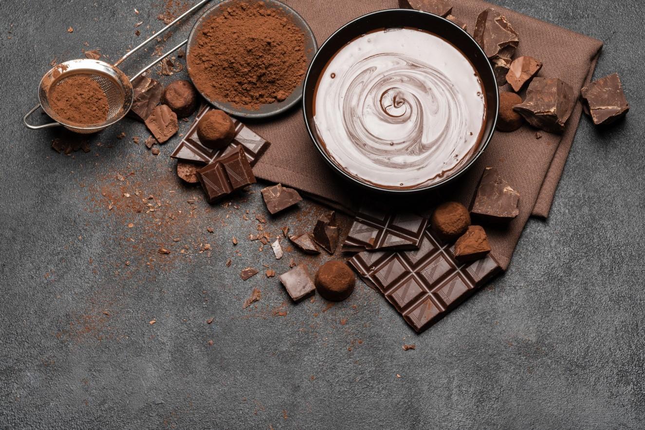 Des tablettes de chocolat