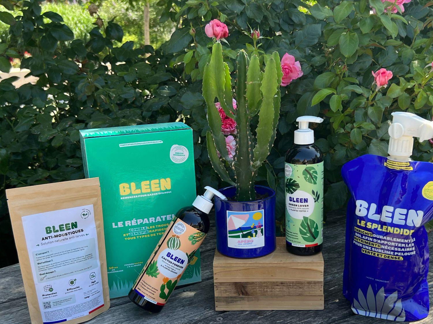 Produits jardin à l'extérieur avec rosiers