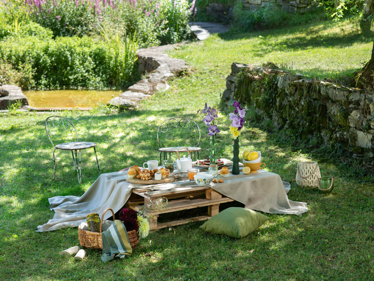 Une table de la fête des mères