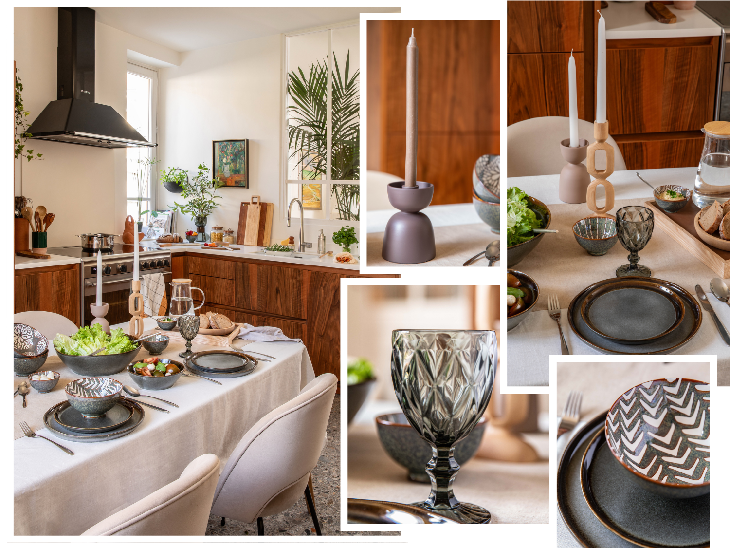 Une table de la fête des mères en intérieur