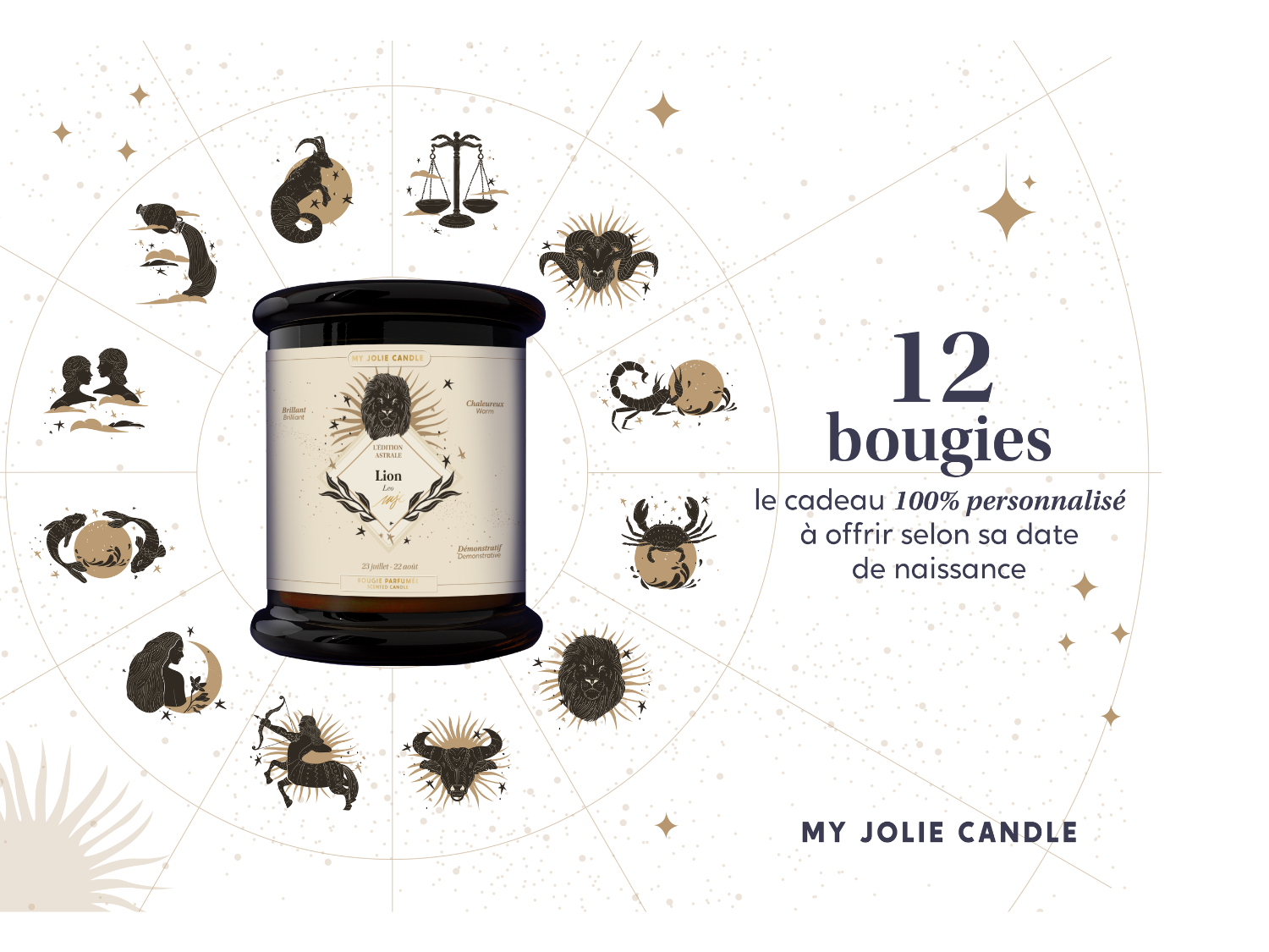 Une bougie pour chaque signe astrologique