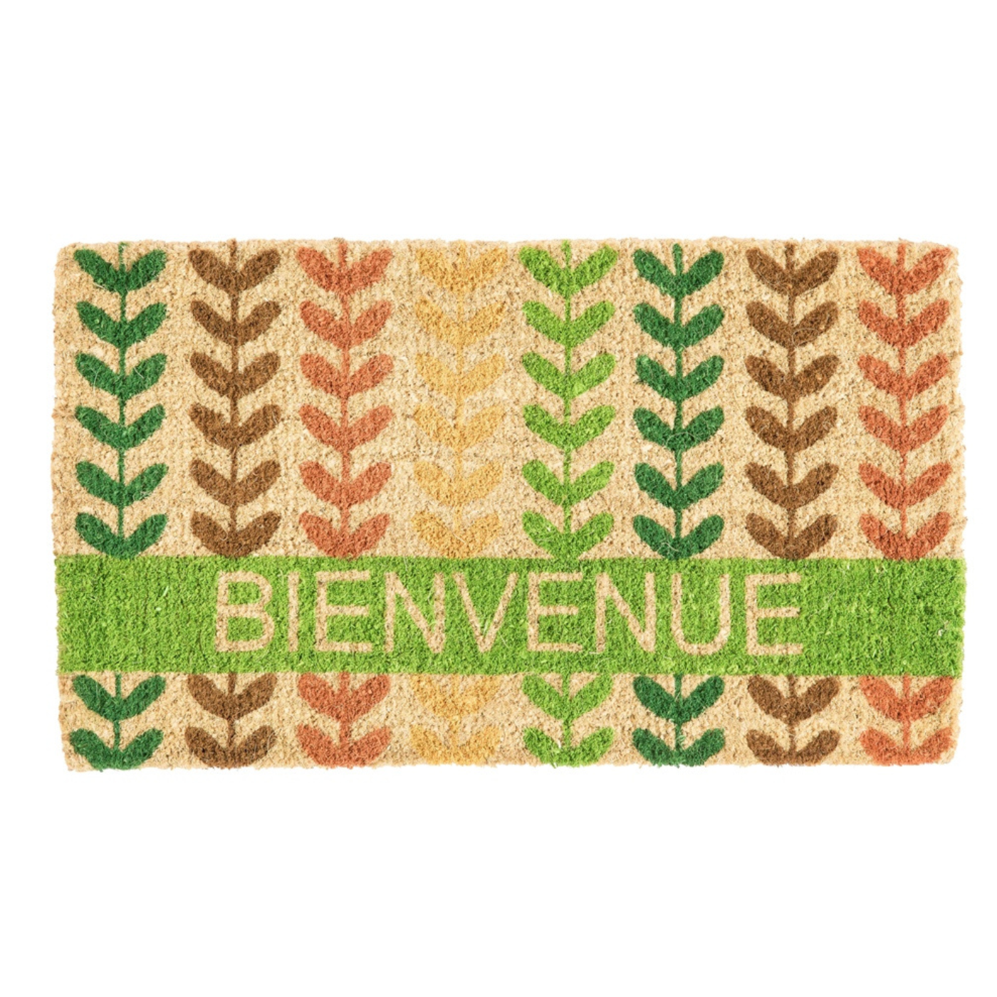Paillasson Pâques Shyllin 40x60cm - Motif Lapin Fleurs, Antidérapant - Pour Intérieur/extérieur