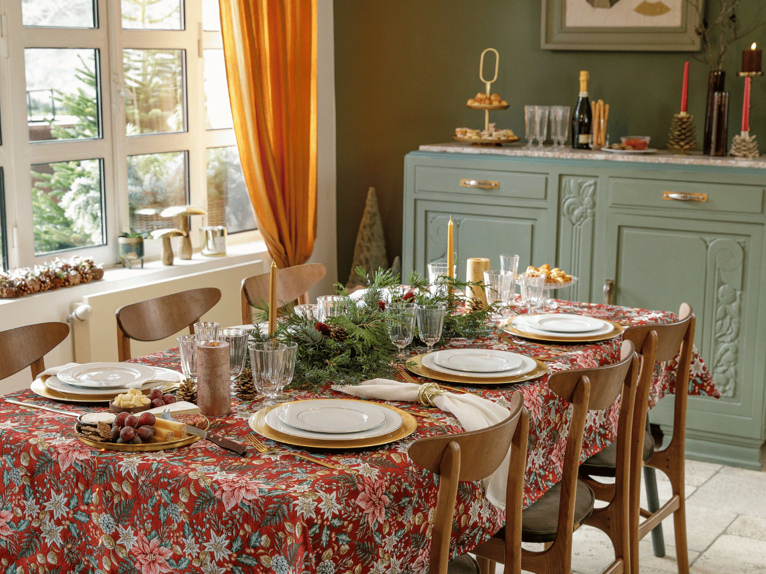 Une table de fêtes pour Noël