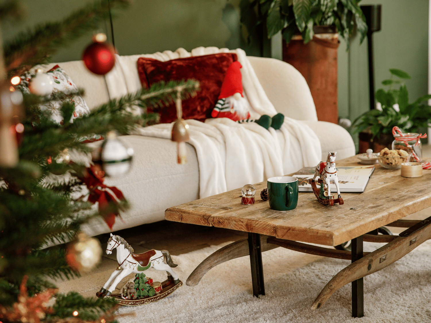 La décoration du salon en période de Noël