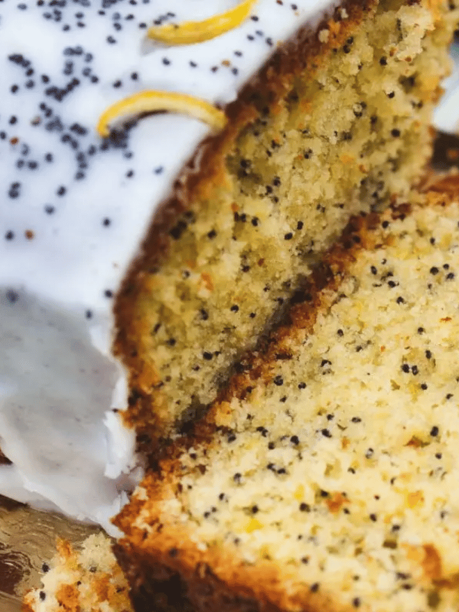 Gâteau cake au citron et aux graines de pavot ultra moelleux