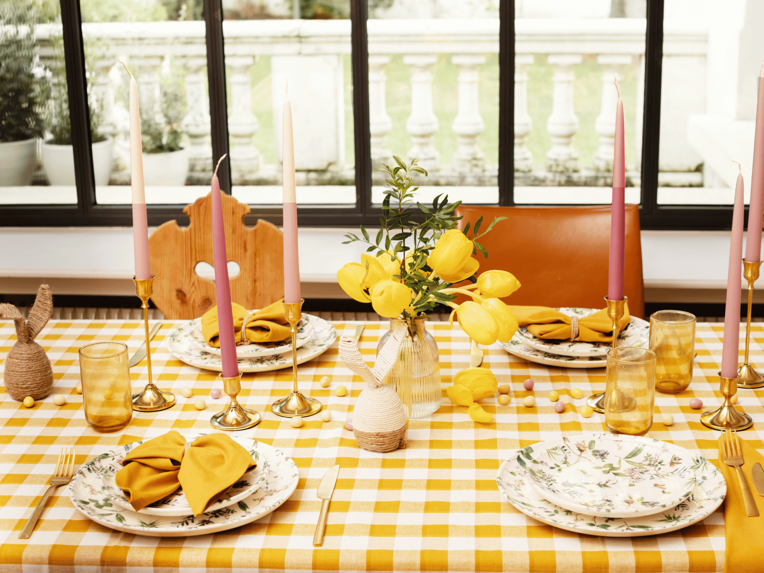 La table de Pâques de botanic 2026, colorée et pleine de fantaisie