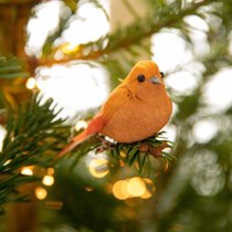 Décoration pour sapin de Noël en forme d'oiseau
