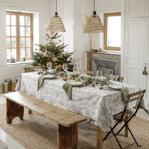 Une maison décorée pour Noël au style nature