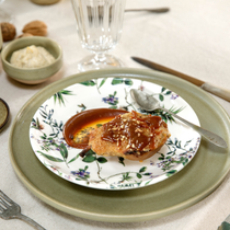 Zoom sur une assiette avec un plat