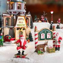 Le village du Père-Noël au Pôle Nord miniature Lemax