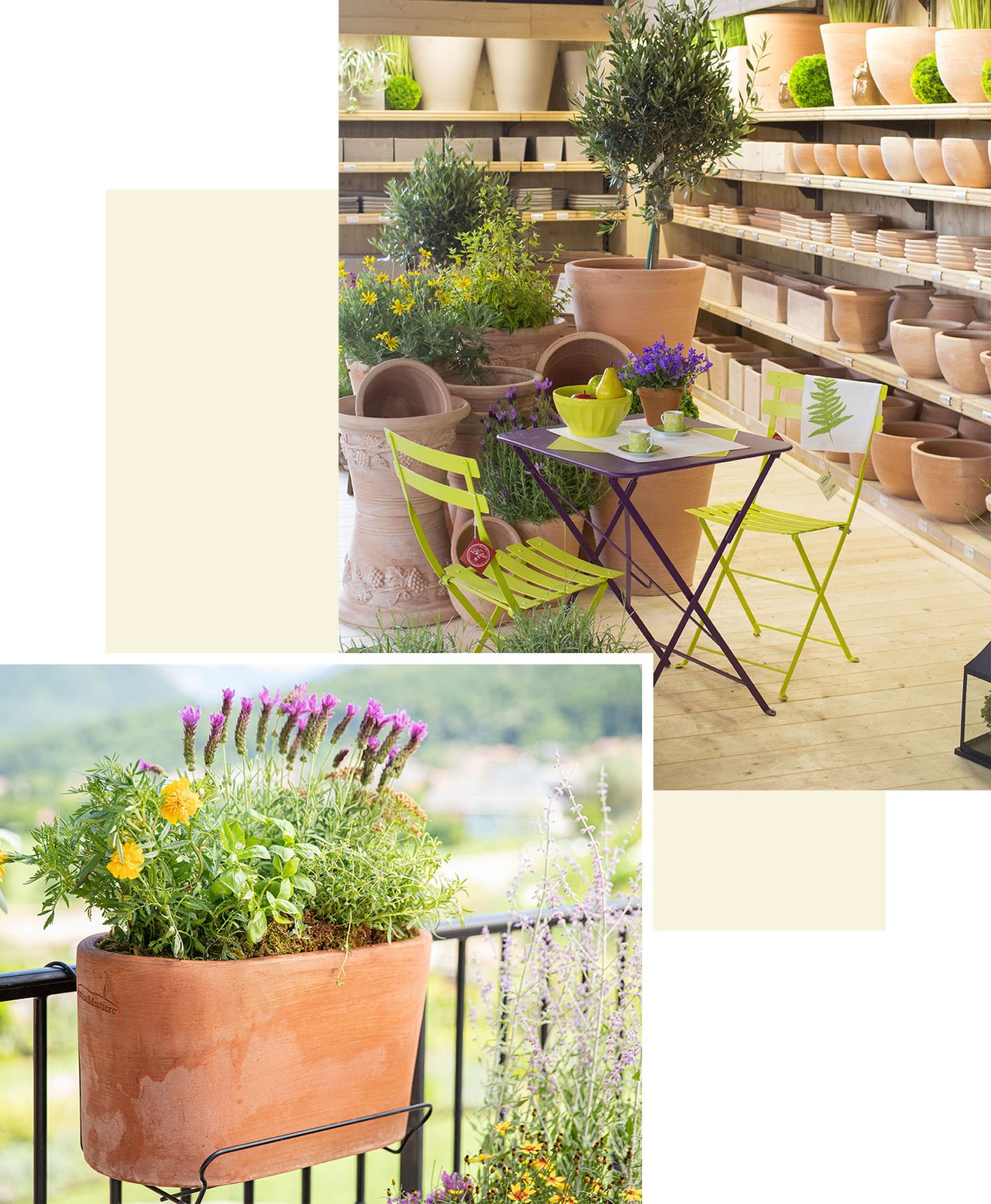 Table et chaise pour balcon et terrasse en vente magasin botanic