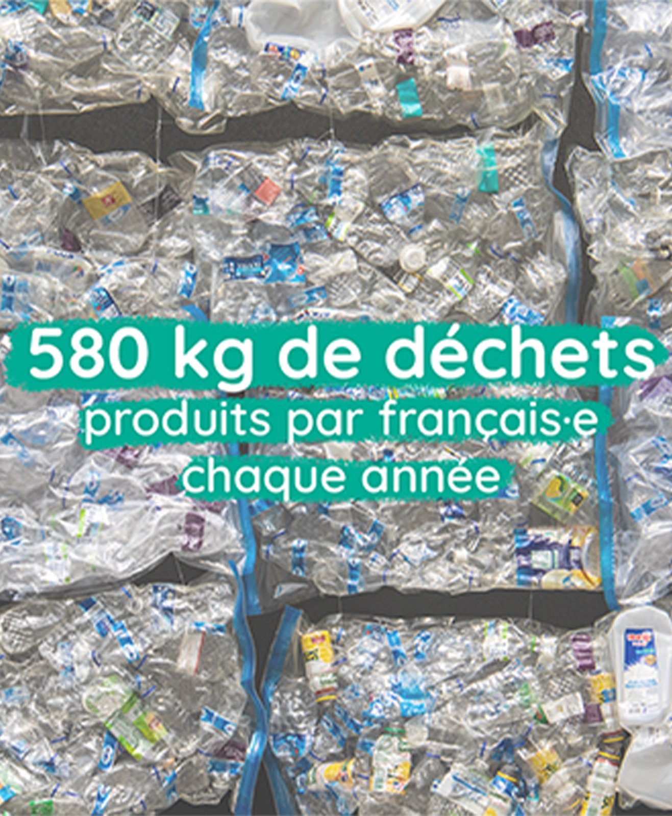 580kg de déchets produits par Français chaque année