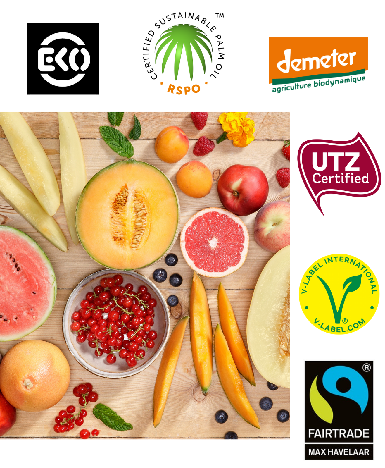 Labels autour de l'alimentation