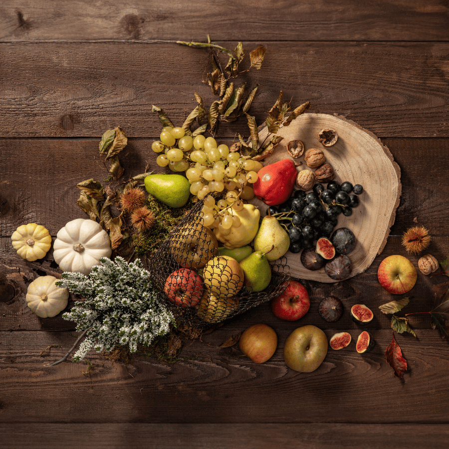 Variétés de fruits d'automne
