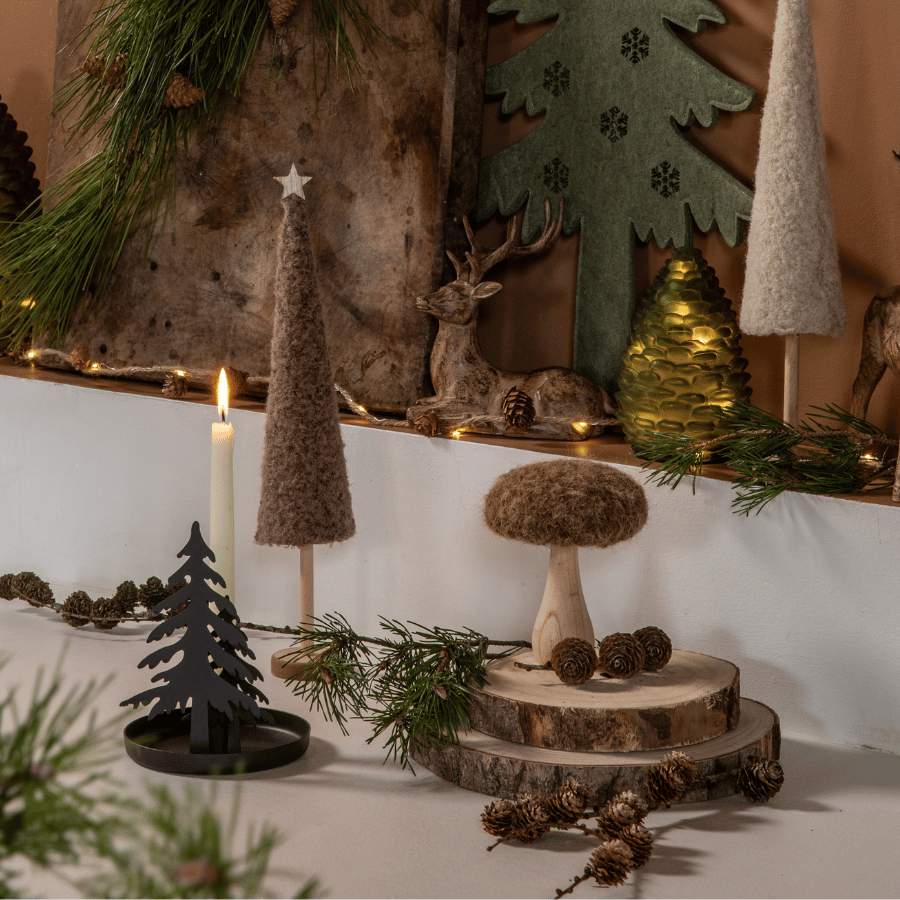 Décorations de Noël inspirées de la nature
