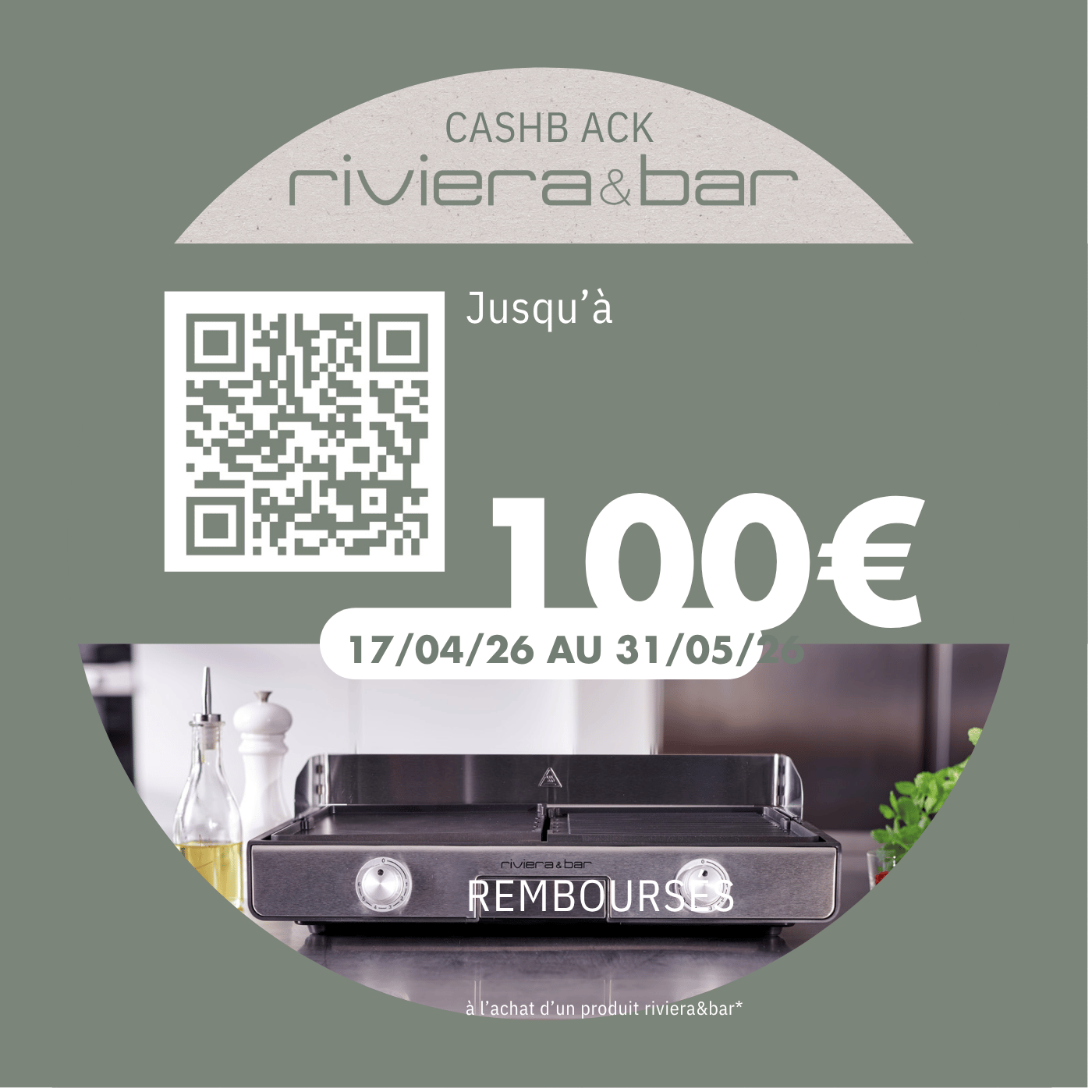 Visuel offre de remboursement Riviera & Bar