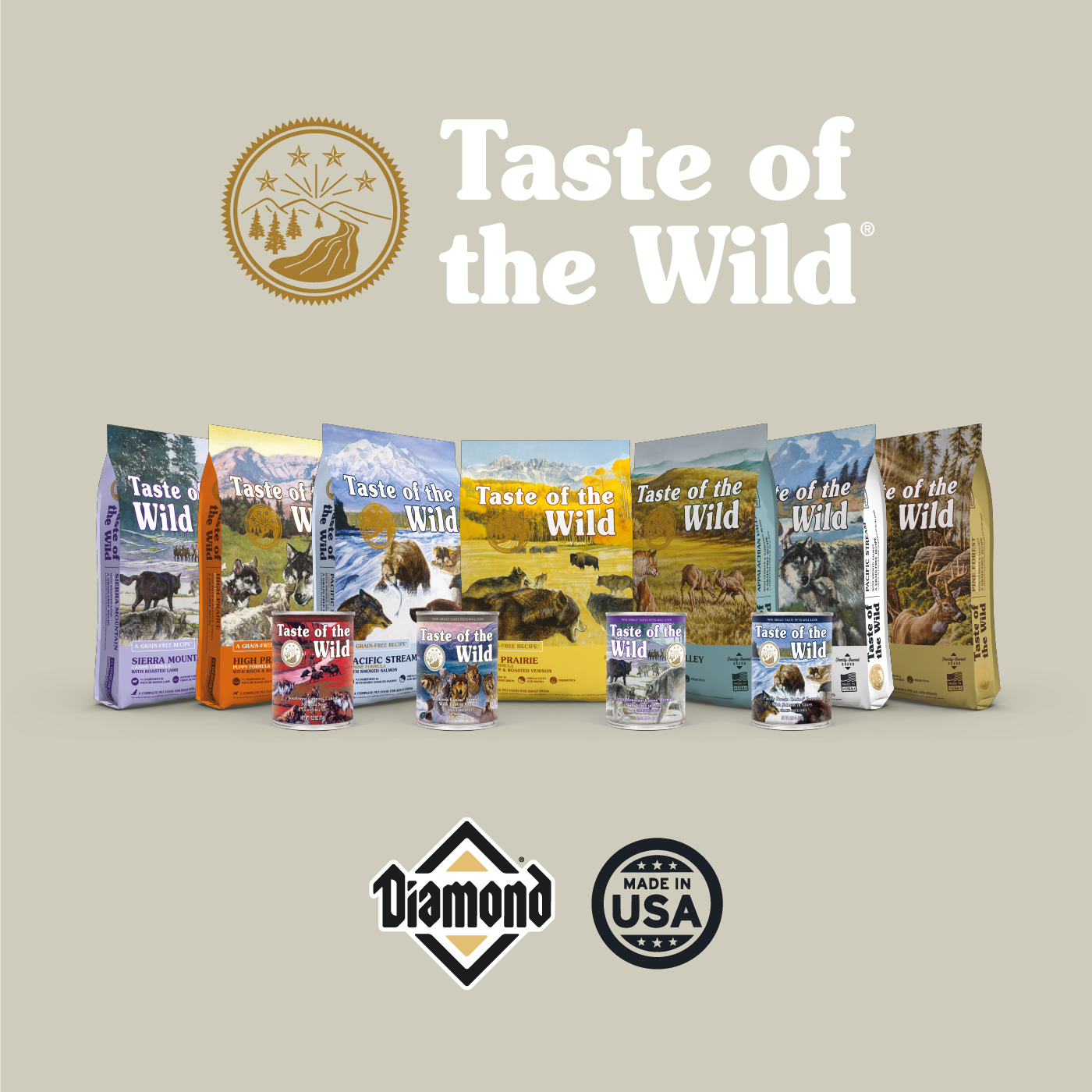 Visuel Taste of the Wild retail média