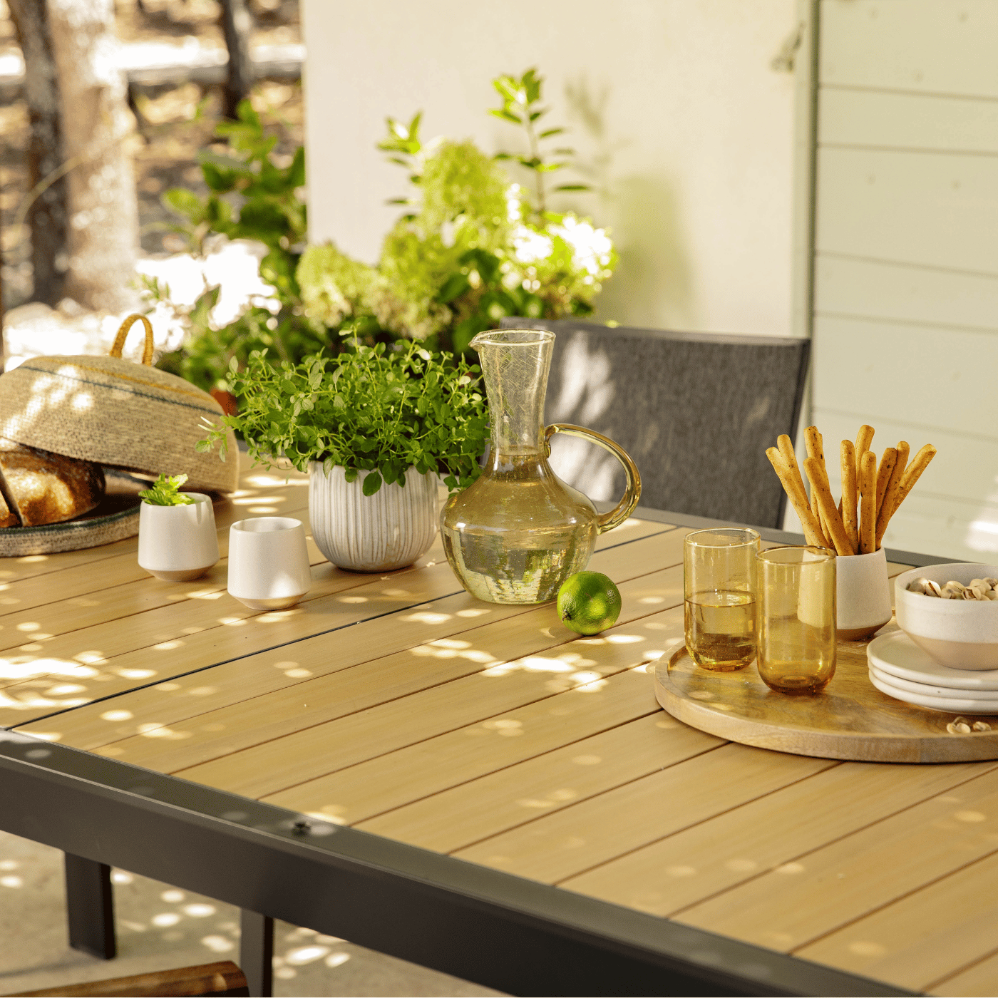 Décorations pour les tables d'extérieur cet été