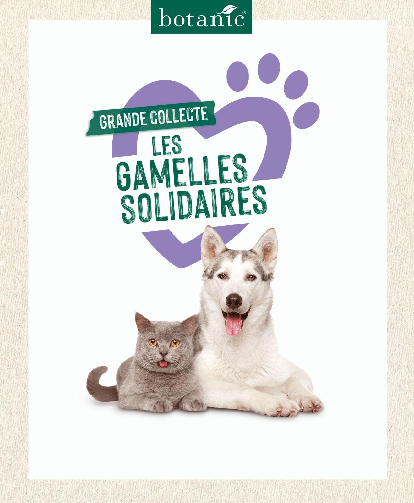 Affiche de la grande collecte gamelles solidaires