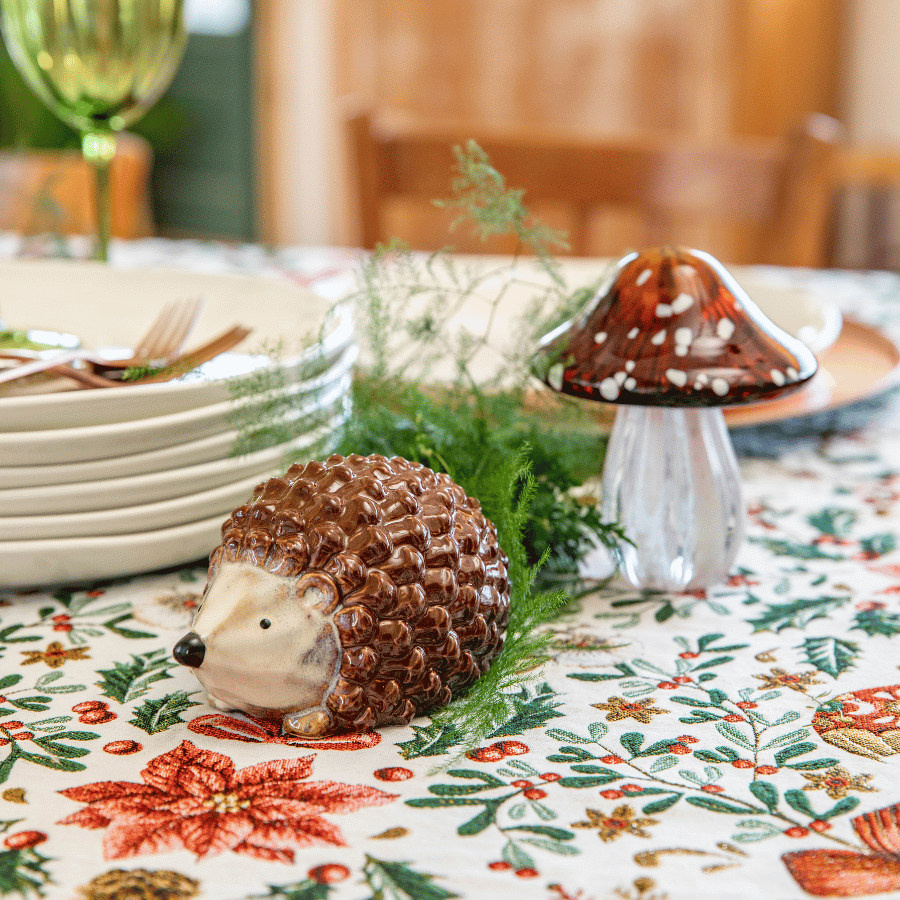 Objets décoratifs de Noël nature champignon