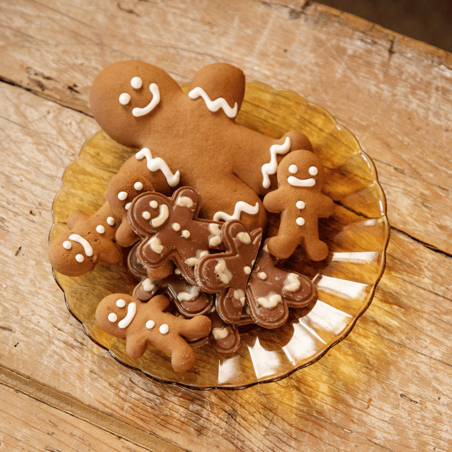 Biscuits bonhomme pain d'épices pour Noël
