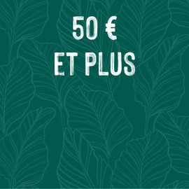 Idées cadeaux de 50 euros et plus