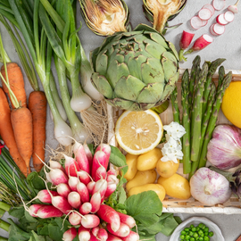 Zoom sur les légumes du printemps