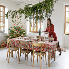 Une maison décorée pour Noël au style traditionnel