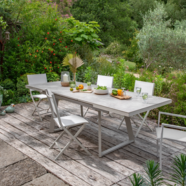 Table de jardin malo beige