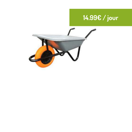 Brouette 14.99€ / jour
