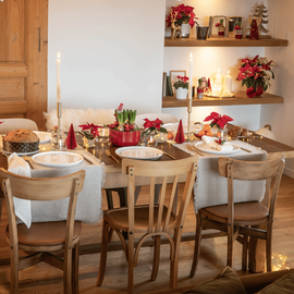 Une table végétalisée pour les fêtes de fin d'année