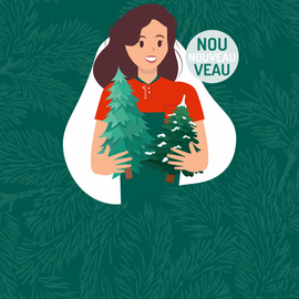 Pictogramme aide au choix sapin de Noël