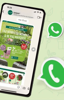 Nouveau canal WhatsApp pour les promotions botanic®
