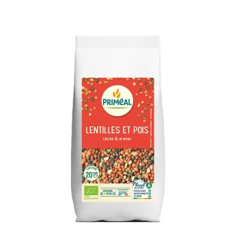 Visuel 1 du produit Lentilles et pois 500 g PRIMEAL