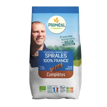 Visuel 1 du produit Spirales 100% France complètes bio Primeal - 500 g