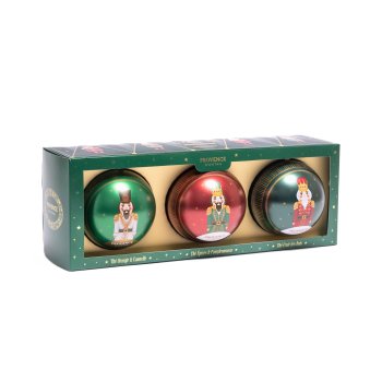 Visuel 1 du produit Coffret 3 boules de Noël thés féeriques Provence d'Antan - 48 g