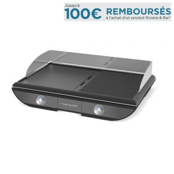 Visuel 1 du produit Plancha de cuisson avec deux zones de chauffe QPL570 Riviera&Bar®  - 2300 W