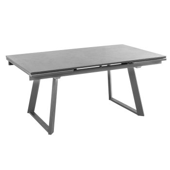 Visuel 1 du produit Table Malo avec 2 rallonges en aluminium - 180 x 230 x 280 x 100 cm