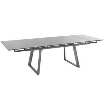 Visuel 2 du produit Table Malo avec 2 rallonges en aluminium - 180 x 230 x 280 x 100 cm