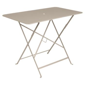 Visuel 1 du produit Table pliante en métal BISTRO couleur muscade L95xl57xh74