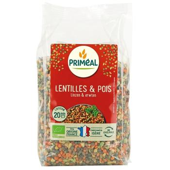 Visuel 1 du produit Lentilles et pois 500 g PRIMEAL