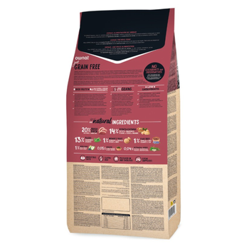 Visuel 1 du produit Croquette pour chien adulte Just Grain Free sans céréale au canard Ownat - 3 kg