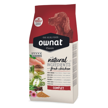 Visuel 1 du produit Croquette pour chien adulte complet au poulet Ownat - 4 kg