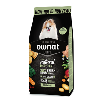 Visuel 1 du produit Croquette pour chien adulte de petite taille au poulet Ownat - 3 kg