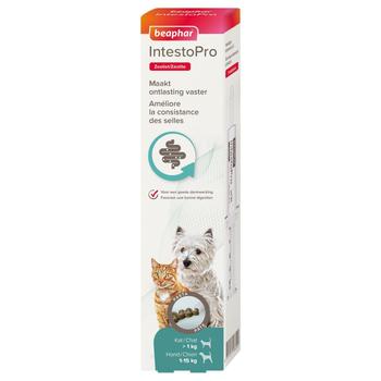 Visuel 1 du produit Pâte bien-être intestinale pour le chien et le chat coloris blanc IntestoPro Beaphar – 20 ml