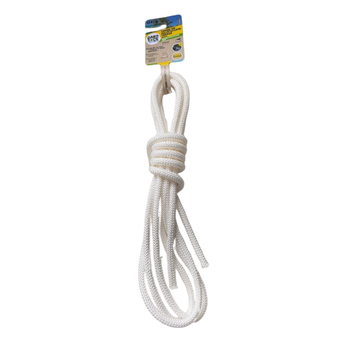 Visuel 1 du produit Cordon pour hamac ou voile d'ombrage coloris blanc en corde synthétique Gard&Rock - Ø 8 mm x 3 m
