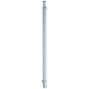 Visuel 1 du produit Mât pour voile d'ombrage téléscopique coloris gris en aluminium Gard&Rock - Ø 10 cm